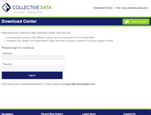 Tablet Screenshot of downloads.collectivedata.com
